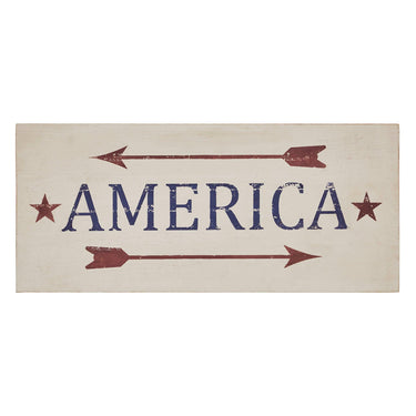 America Red Arrows Wooden Sign 16x7 - The Fox Decor